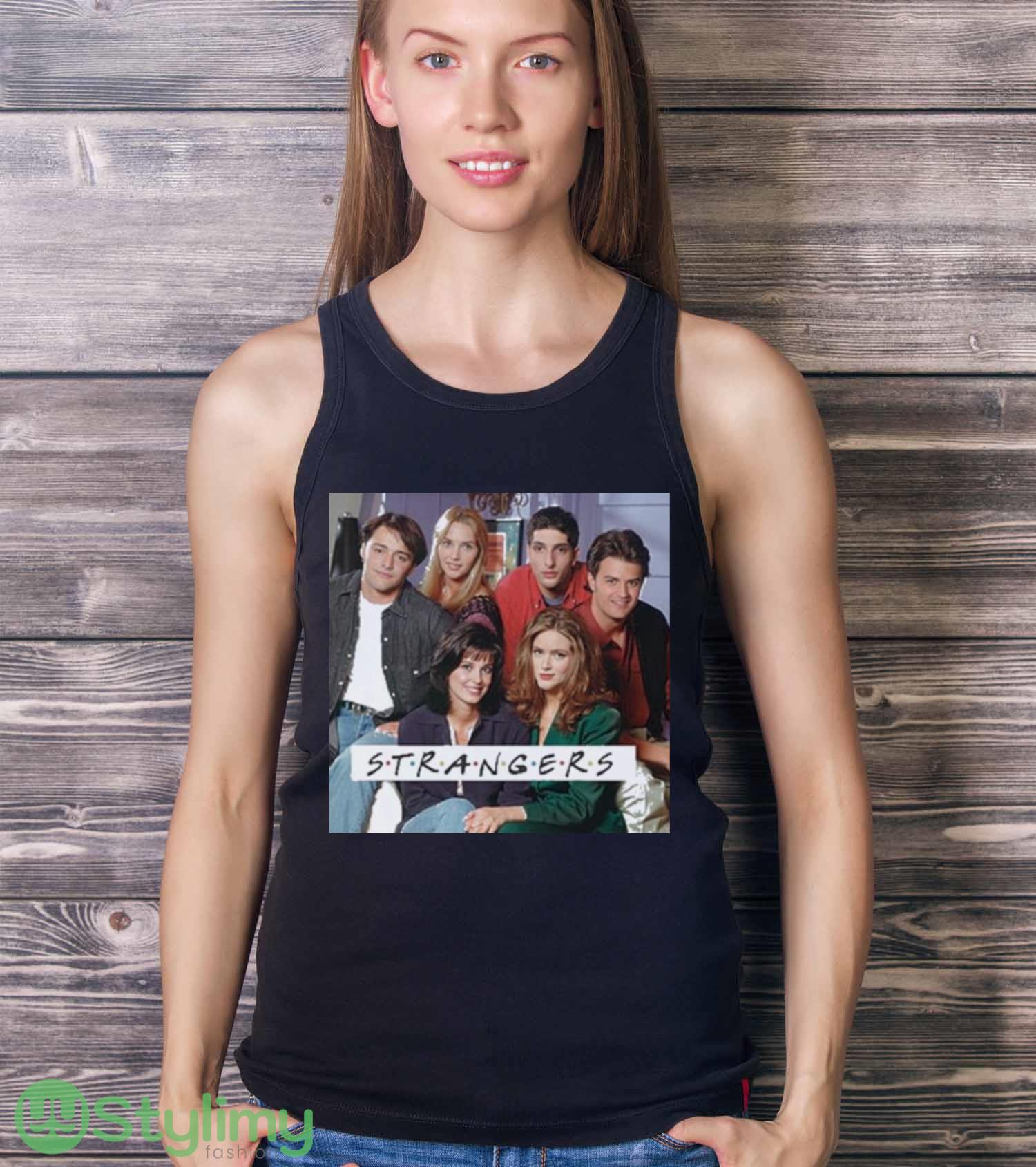 friends strangers friends fan ladies shirt 3 friends strangers friends fan ladies shirt - Ladies Tank Top