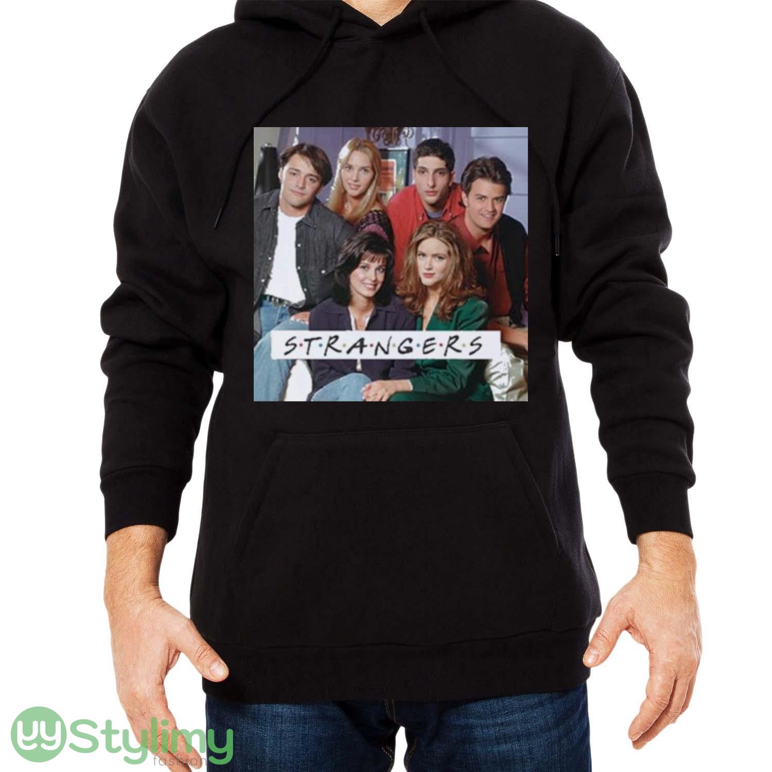 friends strangers friends fan ladies shirt 4 friends strangers friends fan ladies shirt - Men Black Hoodie