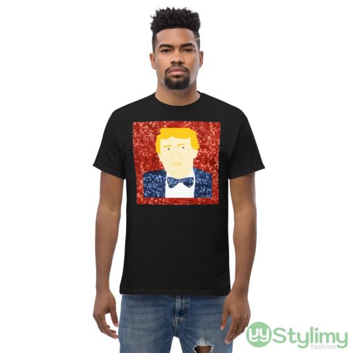 sequin print funny donald trump Black T Shirt - Men’s Classic Tee Gildan 5000