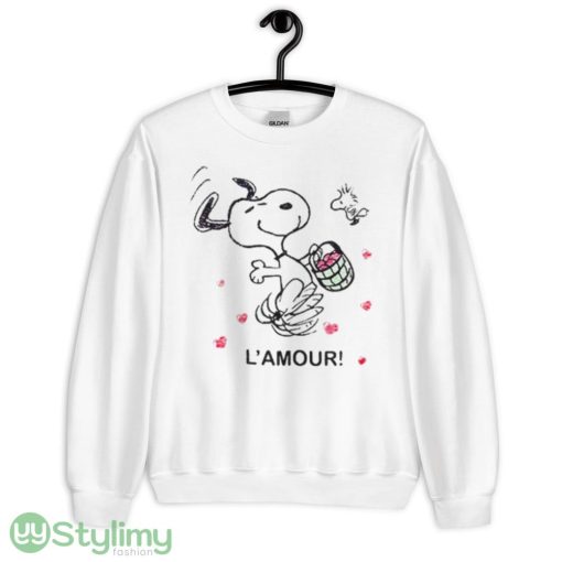Snoopy L’Amour shirt - 18000 Unisex Heavy Blend Crewneck Sweatshirt