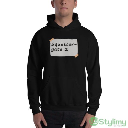 Squattergate Ideal T Shirt For Men And Women - 18500 Unisex Heavy Blend Hooded Sweatshirt