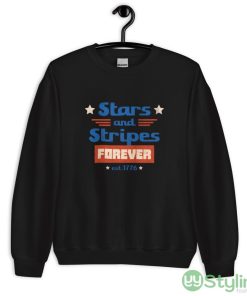 Star And Stripes Forever Funny T Shirt - 18000 Unisex Heavy Blend Crewneck Sweatshirt