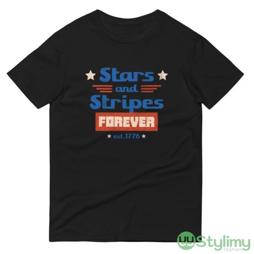 Star And Stripes Forever Funny T Shirt - 980 Lightweight Fashion Short Sleeve T-Shirt