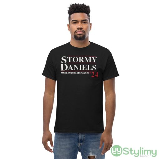 Stormy Daniels for President Funny T Shirt - Men’s Classic Tee Gildan 5000