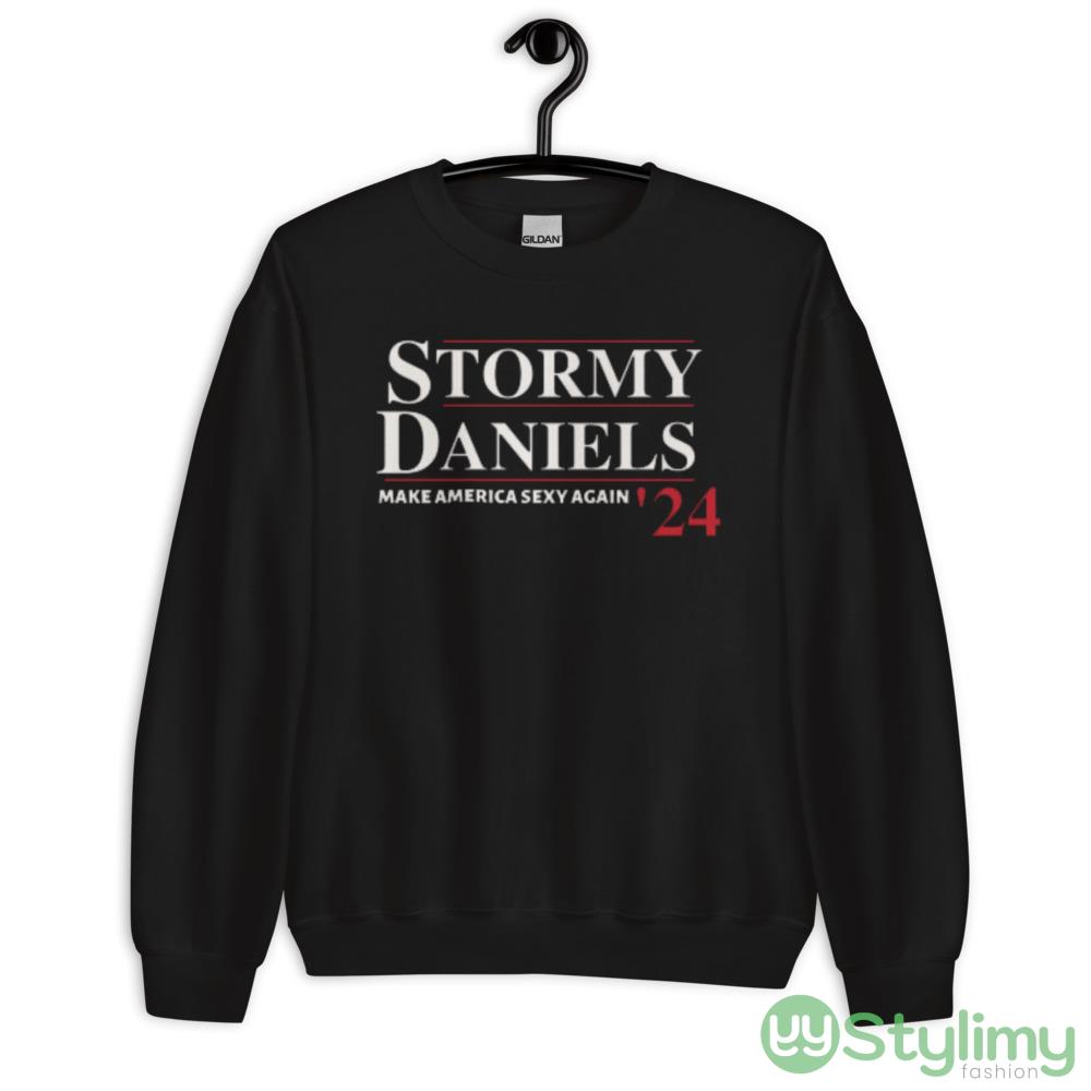 Stormy Daniels for President Funny T Shirt 7 Stormy Daniels for President Funny T Shirt - 18000 Unisex Heavy Blend Crewneck Sweatshirt