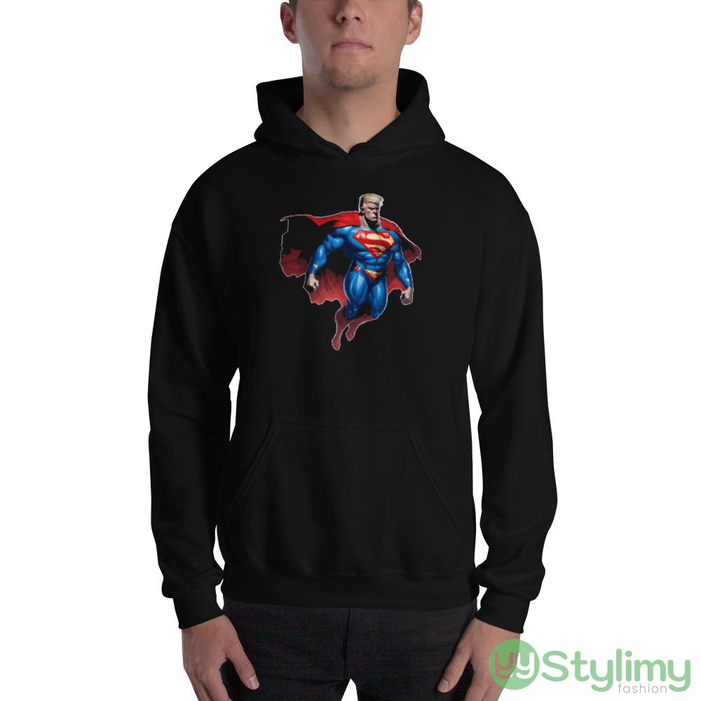 super trump Funny T Shirt 8 super trump Funny T Shirt - 18500 Unisex Heavy Blend Hooded Sweatshirt