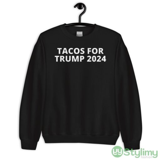 Tacos for trump 2024 Funny T Shirt - 18000 Unisex Heavy Blend Crewneck Sweatshirt