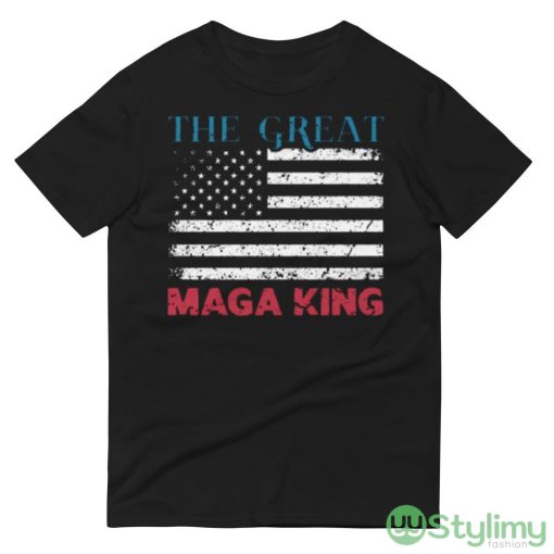The Great MAGA King Donald Trump 2024 Black T Shirt - 980 Lightweight Fashion Short Sleeve T-Shirt