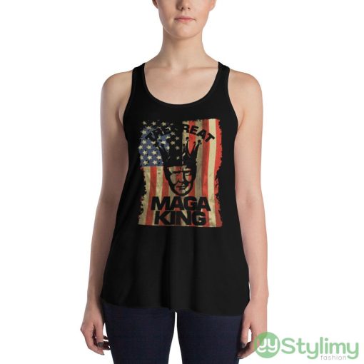 The Great MAGA King Funny T Shirt - 8800 Women's Flowy Racerback Tank