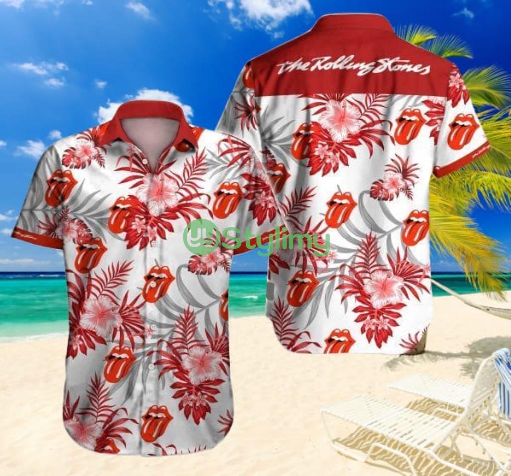 The Rolling Stones Hawaiian Shirt 2 The Rolling Stones Hawaiian Shirt Product Photo 1