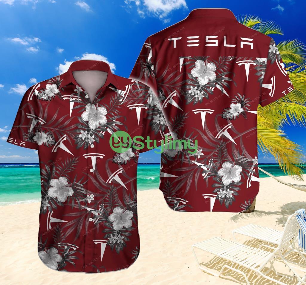 Tlmus Tesla Hawaii Shirt Summer Hawaii Shirt 1 Tlmus Tesla Hawaii Shirt Summer Hawaii Shirt Product Photo 1