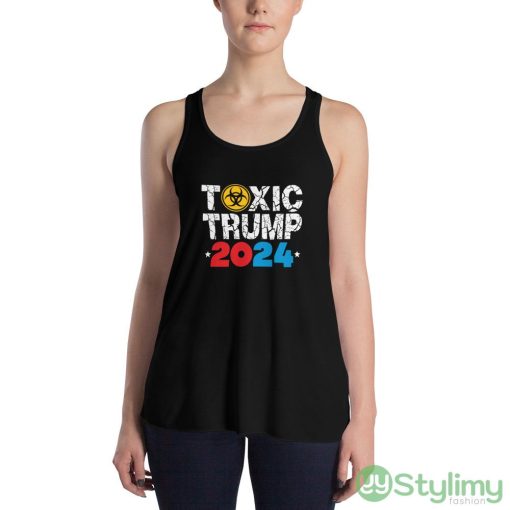 Toxic Trump 2024 Funny T Shirt - 8800 Women's Flowy Racerback Tank