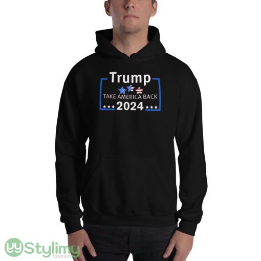 Trump 2024 Design 42 Funny T Shirt - 18500 Unisex Heavy Blend Hooded Sweatshirt