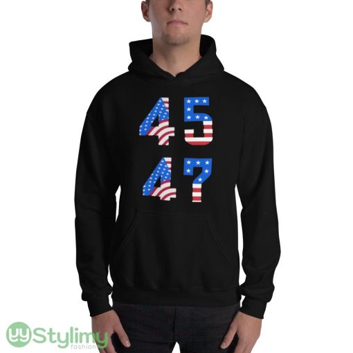 Trump 2024 Design 43 Funny T Shirt - 18500 Unisex Heavy Blend Hooded Sweatshirt