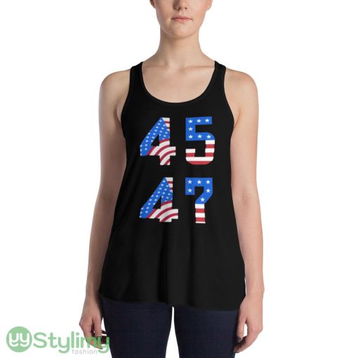 Trump 2024 Design 43 Funny T Shirt - 8800 Women's Flowy Racerback Tank