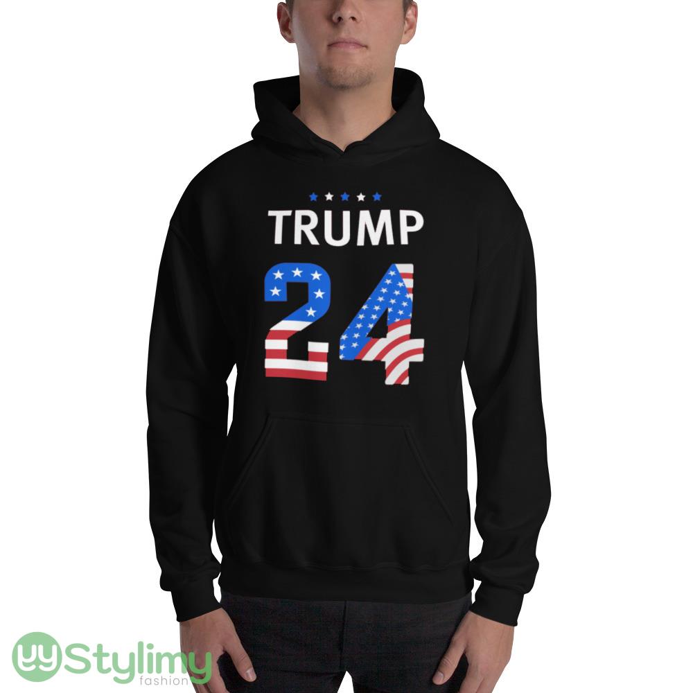 Trump 2024 Design 44 Funny T Shirt 8 Trump 2024 Design 44 Funny T Shirt - 18500 Unisex Heavy Blend Hooded Sweatshirt