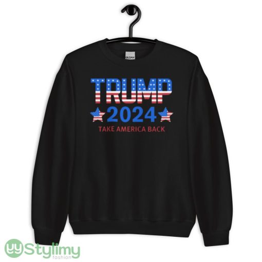 Trump 2024 Design 45 Funny T Shirt - 18000 Unisex Heavy Blend Crewneck Sweatshirt