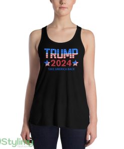Trump 2024 Design 47 Funny T Shirt - 8800 Women's Flowy Racerback Tank