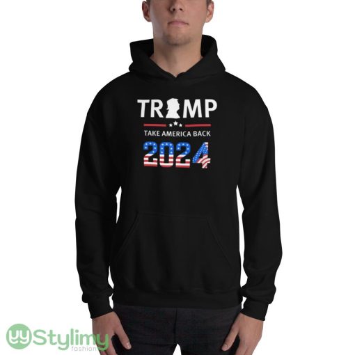 Trump 2024 Design 48 Funny T Shirt - 18500 Unisex Heavy Blend Hooded Sweatshirt