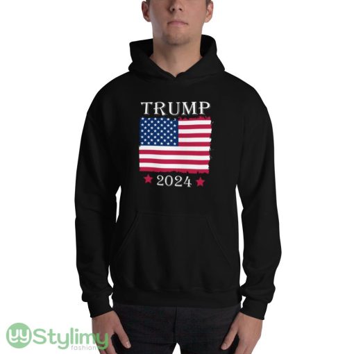 Trump 2024 Design 50 Funny T Shirt - 18500 Unisex Heavy Blend Hooded Sweatshirt