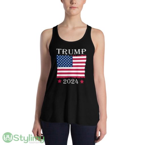 Trump 2024 Design 50 Funny T Shirt - 8800 Women's Flowy Racerback Tank