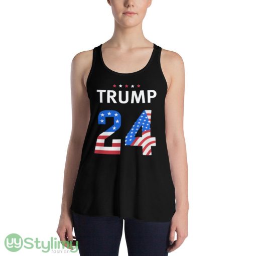 Trump 2024 Design 51 Funny T Shirt - 8800 Women's Flowy Racerback Tank