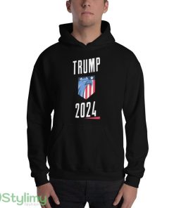 Trump 2024 Design 52 Funny T Shirt - 18500 Unisex Heavy Blend Hooded Sweatshirt