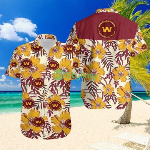Washington Football Team Nashville Tennessee Hawaii Floral Football Unisex Hawaiian Shirt Product Photo 1