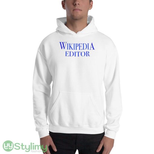 Wikipedia Editor shirt - 18500 Unisex Heavy Blend Hooded Sweatshirt
