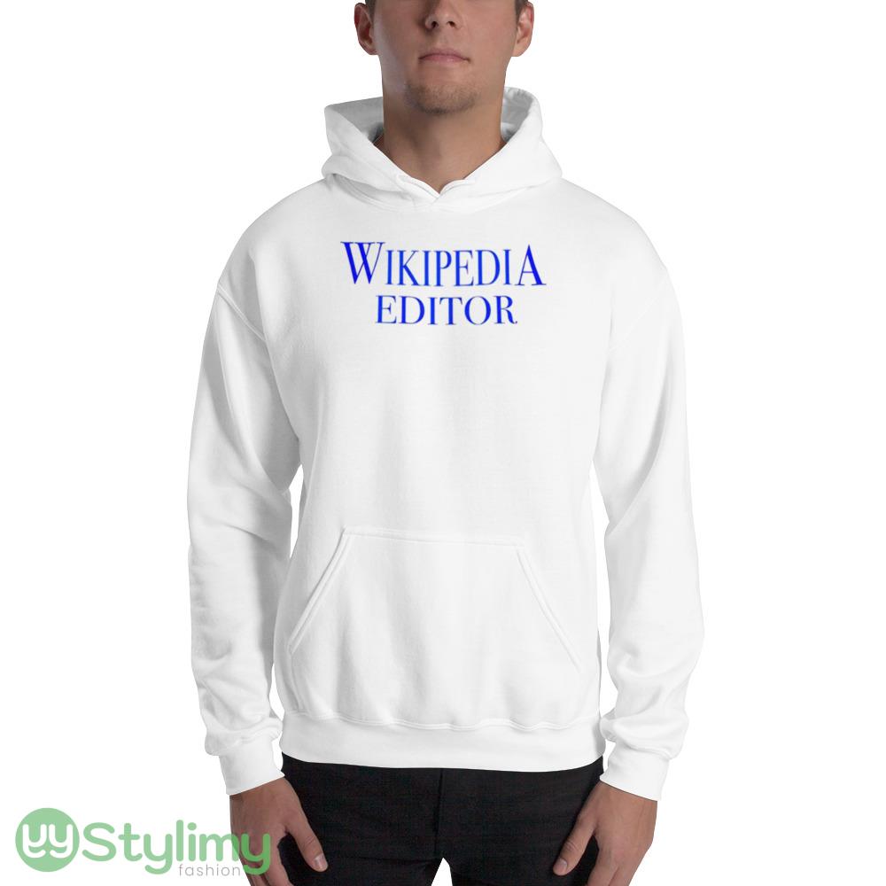 Wikipedia Editor shirt 8 Wikipedia Editor shirt - 18500 Unisex Heavy Blend Hooded Sweatshirt