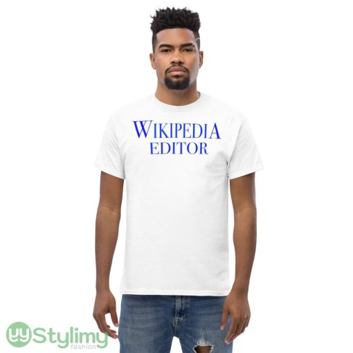 Wikipedia Editor shirt - Men’s Classic Tee Gildan 5000