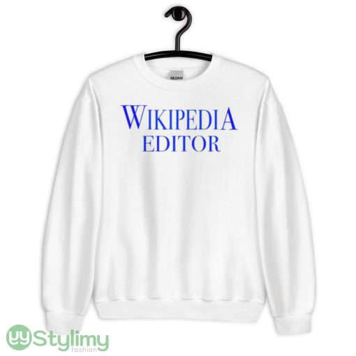 Wikipedia Editor shirt - 18000 Unisex Heavy Blend Crewneck Sweatshirt