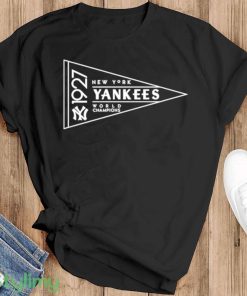 1927 New York Yankees World Champions T shirt - Black T-Shirt