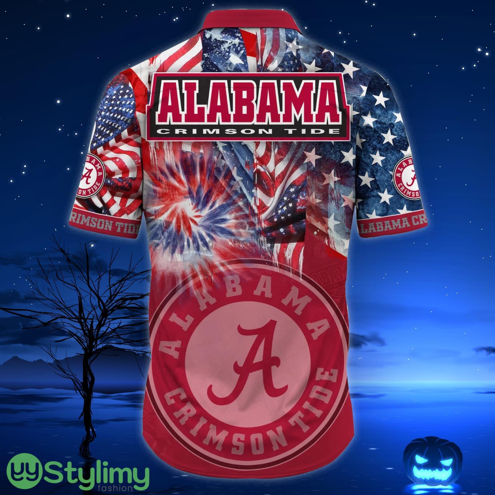 Alabama Crimson Tide NCAA1 US Flag Independence Day Hawaiian Shirt For Men And Women 3 Alabama Crimson Tide NCAA1 US Flag Independence Day Hawaiian Shirt For Men And Women Product Photo 3