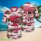 Arkansas Razorbacks NCAA2 Flower Summer Vacation Hawaiian Shirt Product Photo 2