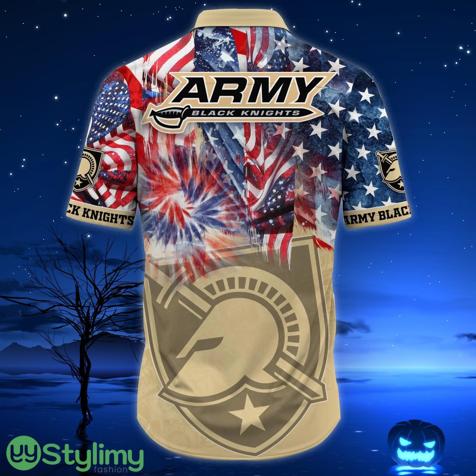 Army Black Knights NCAA3 US Flag Independence Day Hawaiian Shirt For Men And Women 3 Army Black Knights NCAA3 US Flag Independence Day Hawaiian Shirt For Men And Women Product Photo 3