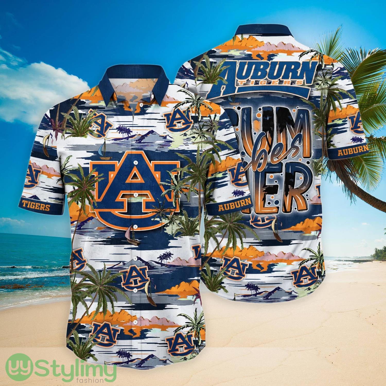 Auburn Tigers NCAA1 Flower Summer Vacation Hawaiian Shirt 4 Auburn Tigers NCAA1 Flower Summer Vacation Hawaiian Shirt Product Photo 1