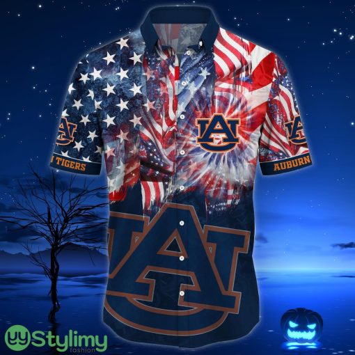Auburn Tigers NCAA1 US Flag Independence Day Hawaiian Shirt For Men And Women Product Photo 2