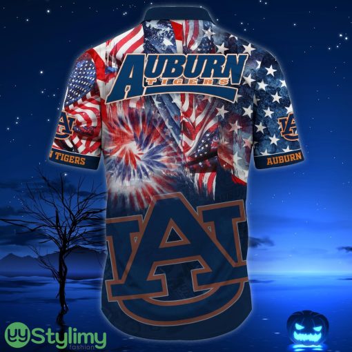 Auburn Tigers NCAA1 US Flag Independence Day Hawaiian Shirt For Men And Women Product Photo 3
