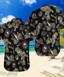 Barber Shop Skull Hawaiian Shirt Gift For Men And Women Product Photo 1