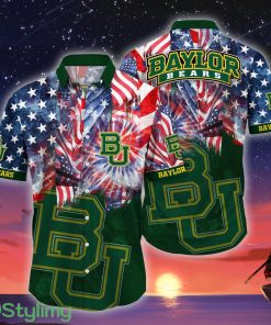 Baylor Bears NCAA2 US Flag Independence Day Hawaiian Shirt For Men And Women Product Photo 1