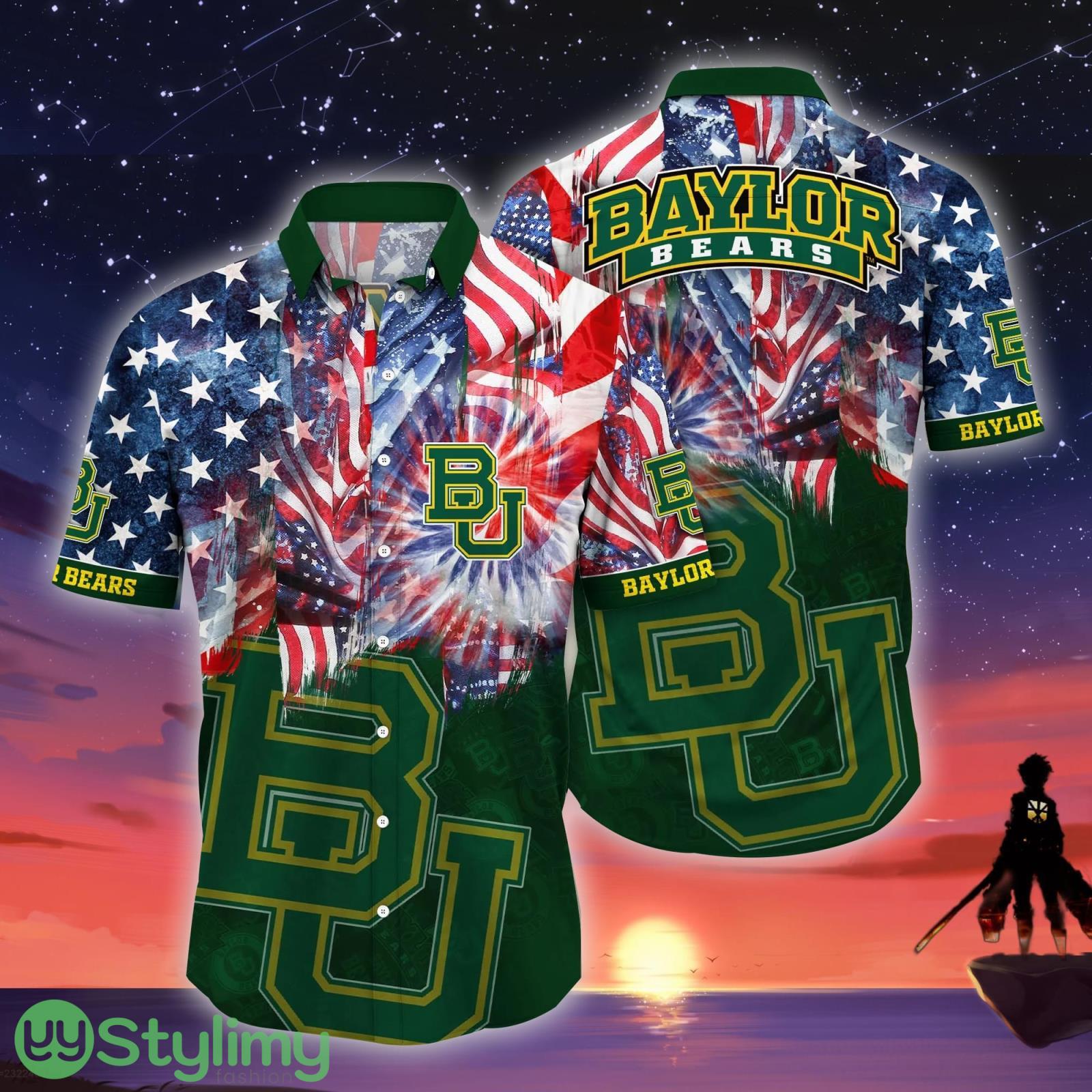 Baylor Bears NCAA2 US Flag Independence Day Hawaiian Shirt For Men And Women 1 Baylor Bears NCAA2 US Flag Independence Day Hawaiian Shirt For Men And Women Product Photo 1