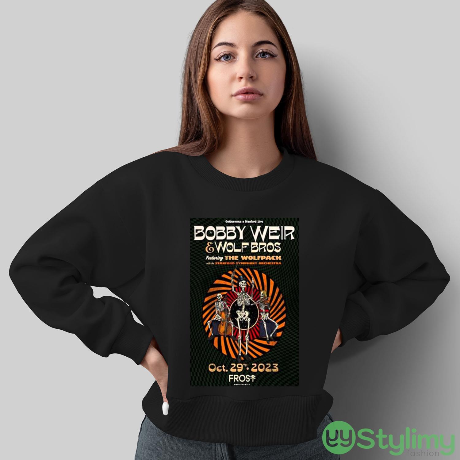 Bobby Weir & Wolf Bros 2023 Outlaw Music Festival Tour Frost Amphitheater Stanford shirt 5 Bobby Weir & Wolf Bros 2023 Outlaw Music Festival Tour Frost Amphitheater Stanford shirt - Sweatshirt