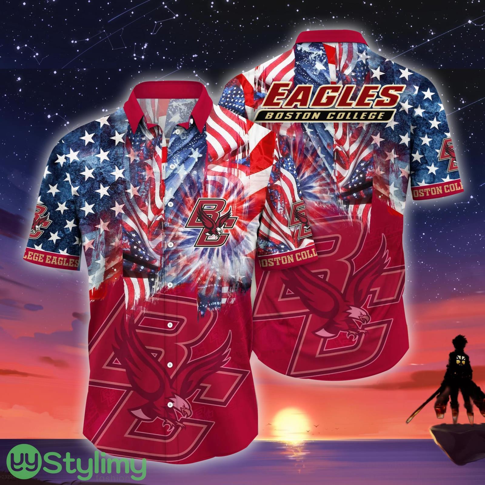 Boston College Eagles NCAA3 US Flag Independence Day Hawaiian Shirt For Men And Women 4 Boston College Eagles NCAA3 US Flag Independence Day Hawaiian Shirt For Men And Women Product Photo 1