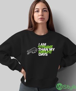 Buffalo Bills I Am Stronger Than My Darkest Days shirt - Sweatshirt