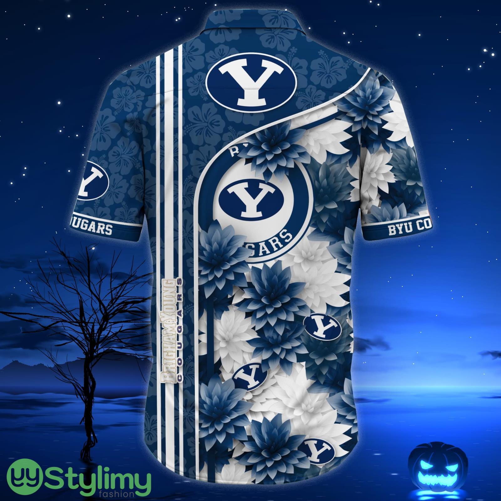 BYU Cougars Aloha Hawaiian Shirt Trending Summer Beach Gift 3 BYU Cougars Hawaiian Shirt Trending Summer. Gift For Fan H51333 Product Photo 3