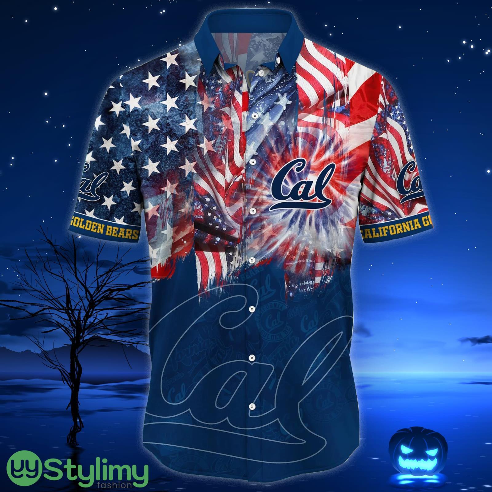 California Golden Bears NCAA3 US Flag Independence Day Hawaiian Shirt For Men And Women 2 California Golden Bears NCAA3 US Flag Independence Day Hawaiian Shirt For Men And Women Product Photo 2