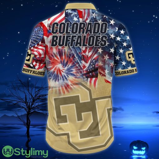 Colorado Buffaloes NCAA3 US Flag Independence Day Hawaiian Shirt For Men And Women Product Photo 3