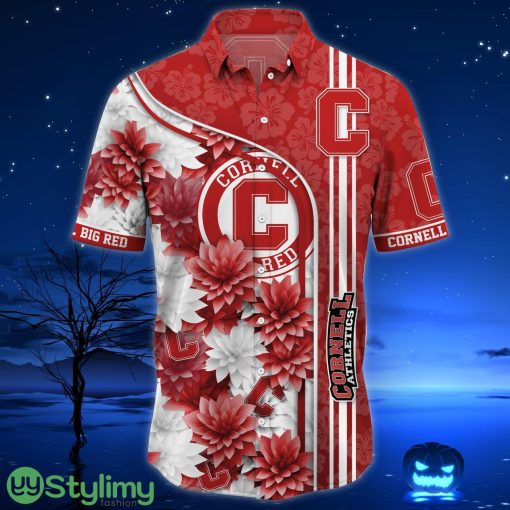 Cornell Big Red Aloha Hawaiian Shirt Trending Summer Beach Gift
