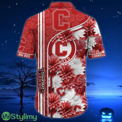 Cornell Big Red Aloha Hawaiian Shirt Trending Summer Beach Gift